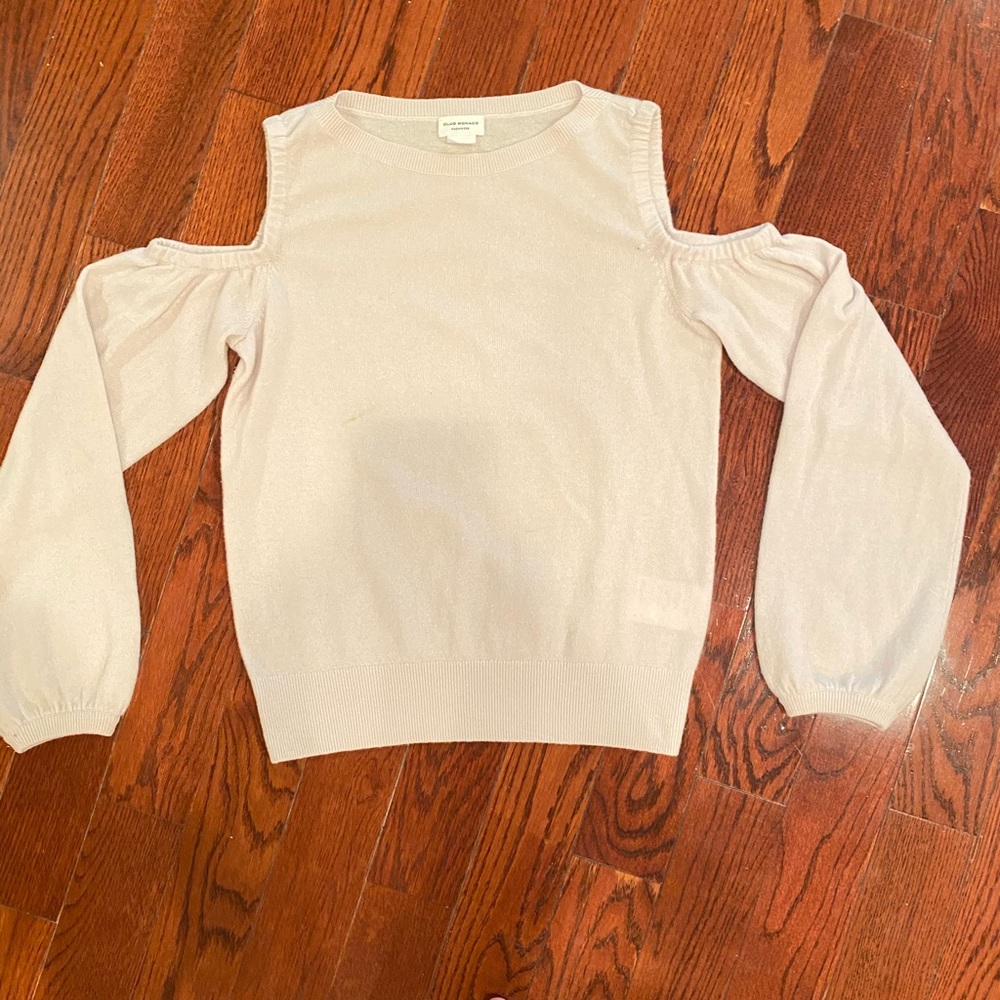 Club Monaco Cold Shoulder Cashmere Sweater